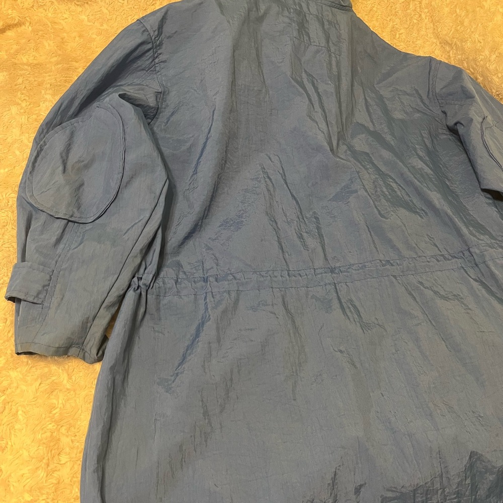 New York & Company Sky Blue Zip-Up Jacket **Vintage** - Picture 8 of 9